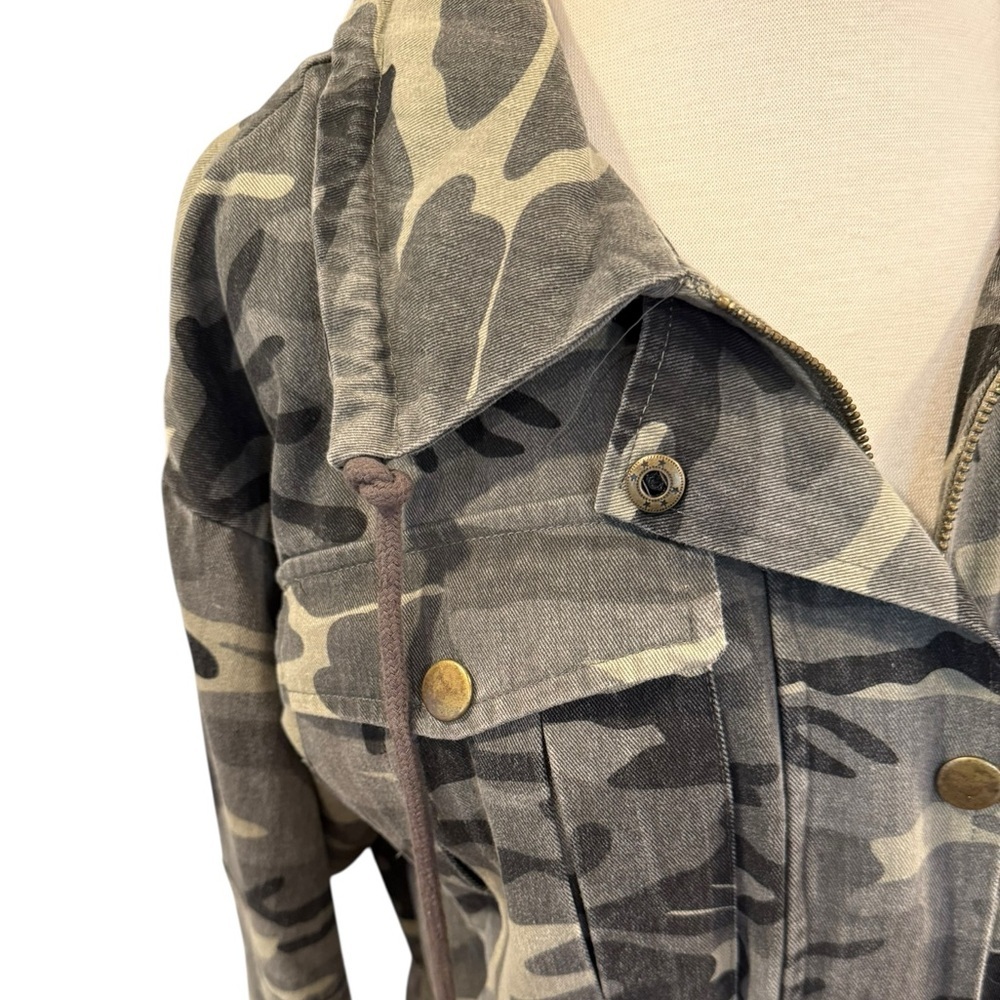 Fate Camouflage Utility Anorak Jacket Camo Military Grunge Anorak Size Small - Picture 6 of 16